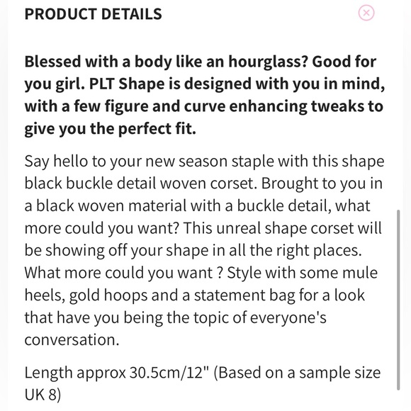 SET | Black Buckle Woven Corset + Mini Skirt - Picture 8 of 8